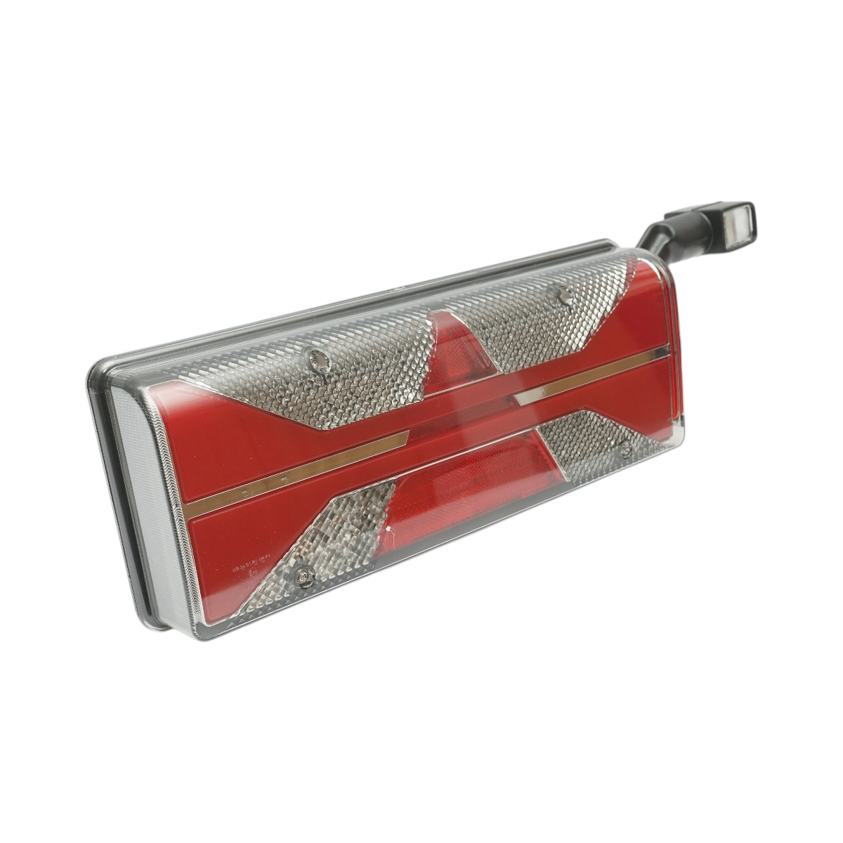 Lampa stop spate dreapta LED remorca 24V, 7 pini ASS2.1 E-mark cu lampi de gabarit, iluminare numar 400x153x88mm - imagine 3