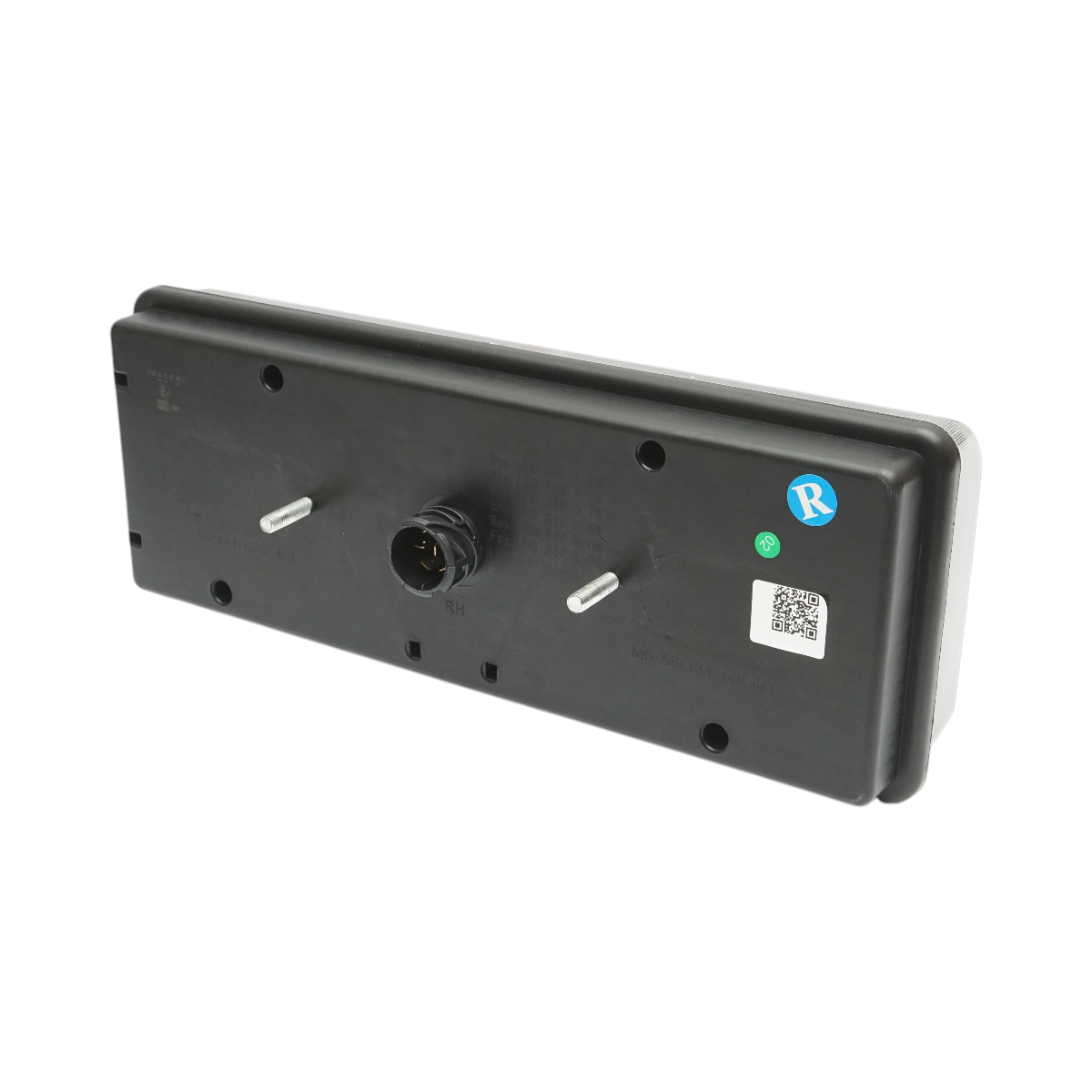 Lampa stop spate dreapta LED camion 24V, 7 pini ASS2.1 E-mark cu iluminare numar 400x153x88mm - imagine 5