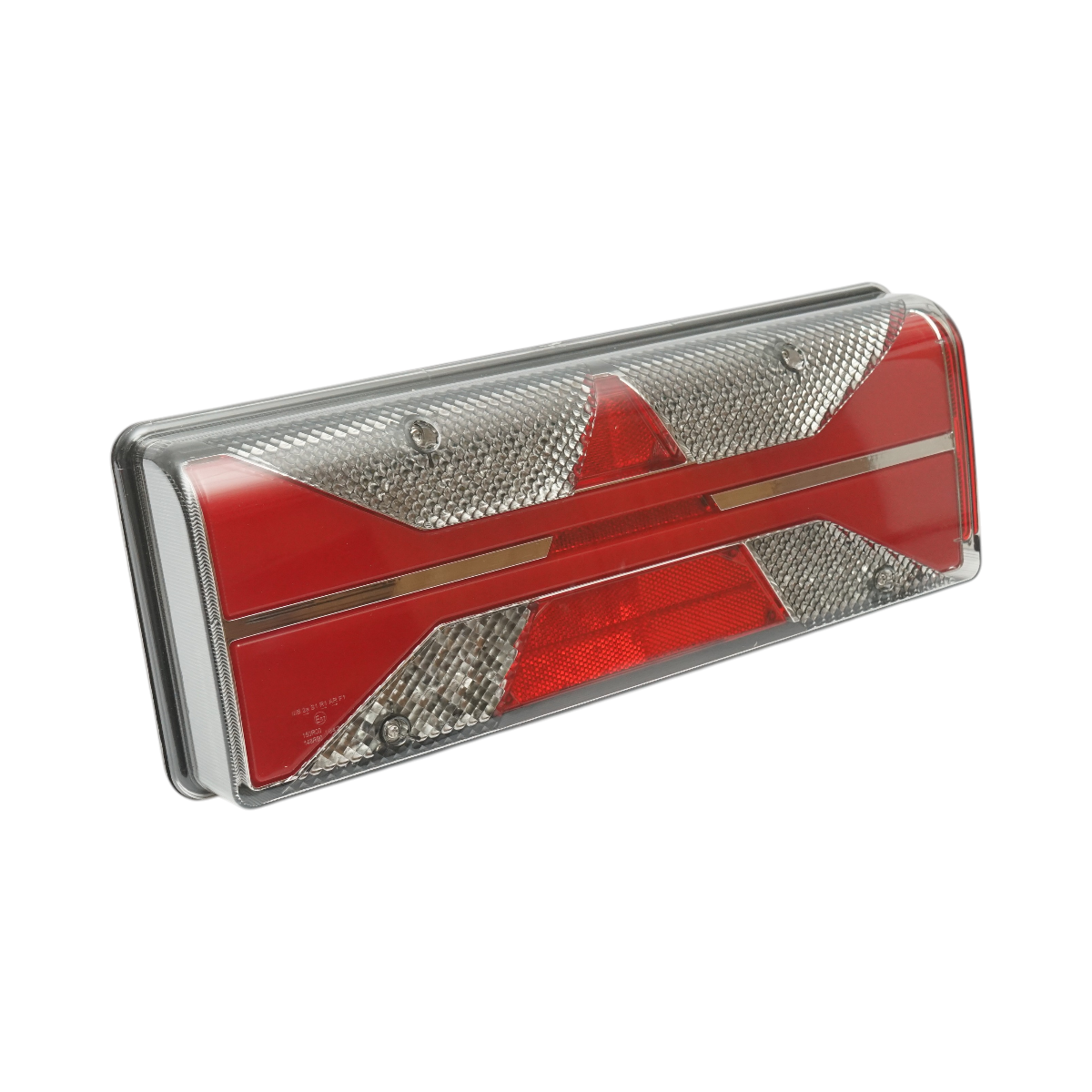 Lampa stop spate dreapta LED camion 24V, 7 pini ASS2.1 E-mark cu iluminare numar 400x153x88mm - imagine 3