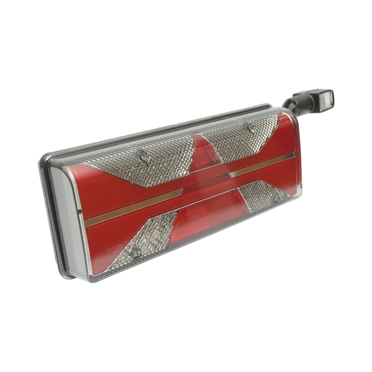 Lampa stop spate dreapta LED remorca 24V, 7 pini ASS2.1 E-mark cu lampi de gabarit, iluminare numar, alarma mers inapoi 400x153x88mm - imagine 3