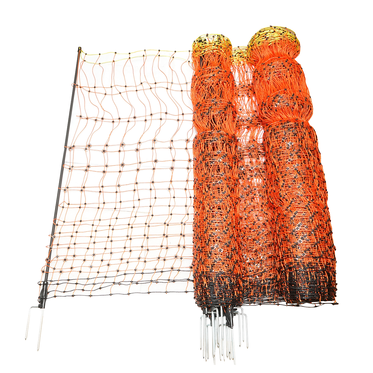 Plasa gard electric 120cmx50m cu picior dublu, rezistenta 0.2 Ohm/m Breckner Germany