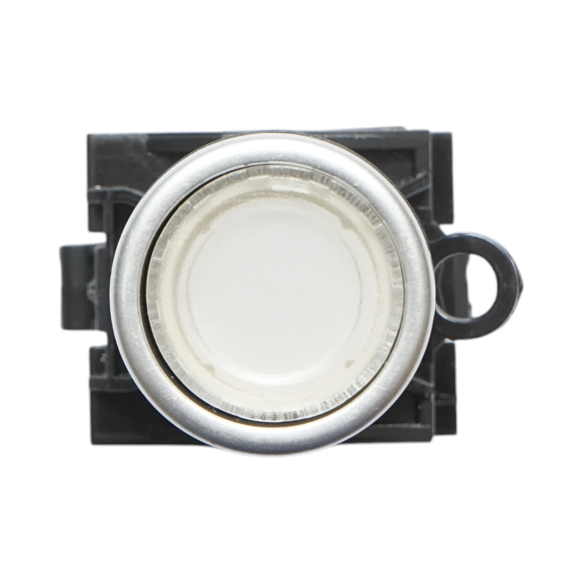 Buton comanda iluminat LED 220V AC alb cu revenire 1NO+1NC, 10A/600V AC, 1A/250V DC LA42 Breckner Germany - imagine 3