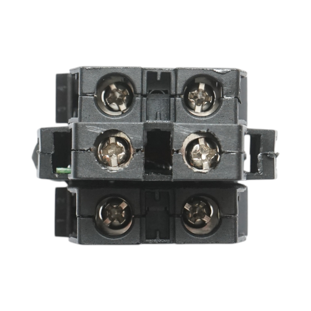 Buton comanda iluminat LED 220V AC alb cu revenire 1NO+1NC, 10A/600V AC, 1A/250V DC LA42 Breckner Germany - imagine 5