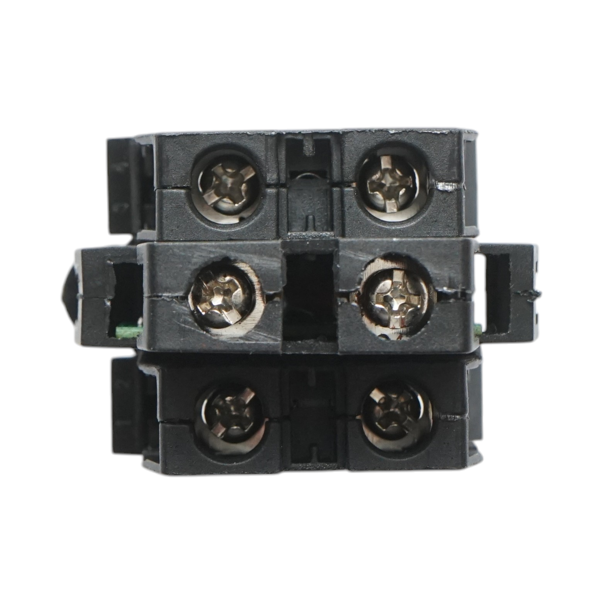 Buton comanda iluminat convex LED 220V AC verde cu revenire 1NO+1NC, 10A/600V AC, 1A/250V DC LA42 Breckner Germany - imagine 5