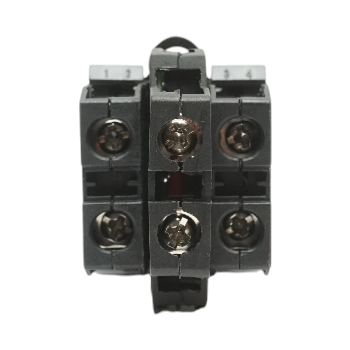 Buton selector iluminat 220V AC LED verde cu 2 pozitii 1NO+1NC, 10A/600V AC, 1A/250V DC LA42 Breckner Germany - imagine 5