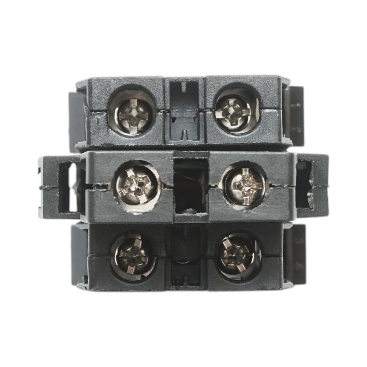 Buton selector iluminat 220V AC LED rosu cu 2 pozitii 1NO+1NC, 10A/600V AC, 1A/250V DC LA42 Breckner Germany - imagine 5