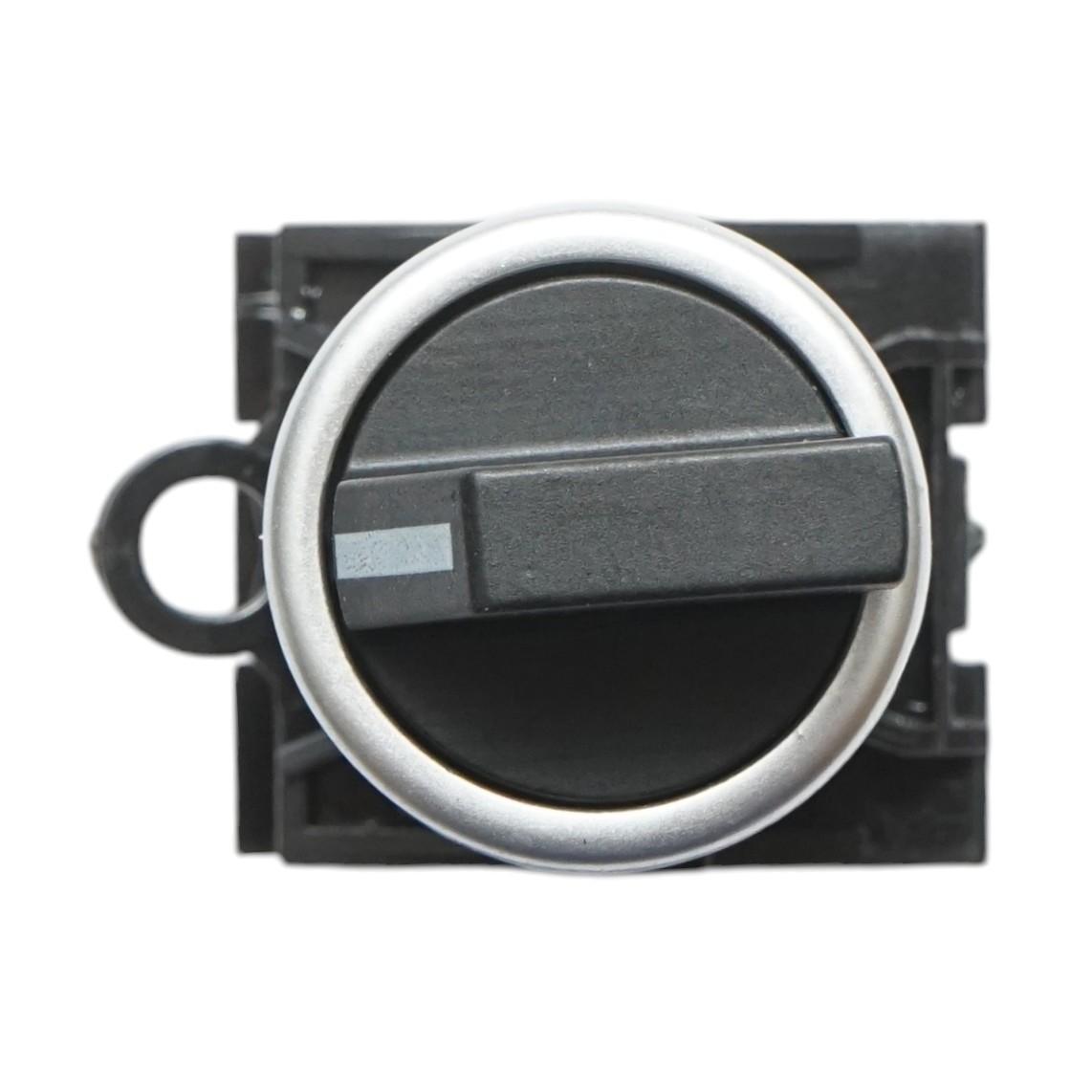 Buton selector negru cu 2 pozitii 1NO+1NC, 10A/600V AC, 1A/250V DC LA42 Breckner Germany - imagine 3