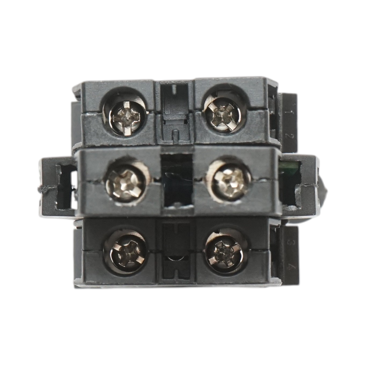 Buton selector iluminat 24V AC/DC LED rosu cu 2 pozitii 1NO+1NC, 10A/600V AC, 1A/250V DC LA42 Breckner Germany - imagine 5