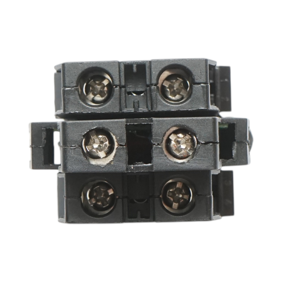 Buton selector iluminat 220V AC LED verde cu 3 pozitii 2NO, 10A/600V AC, 1A/250V DC LA42 Breckner Germany - imagine 5