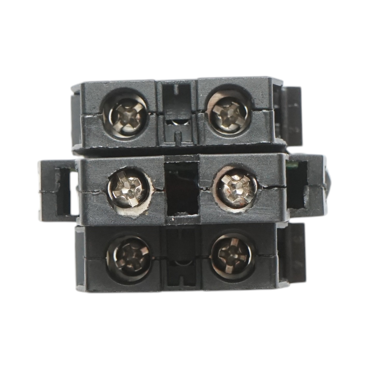 Buton selector iluminat 24V AC/DC LED verde cu 3 pozitii 2NO, 10A/600V AC, 1A/250V DC LA42 Breckner Germany - imagine 5