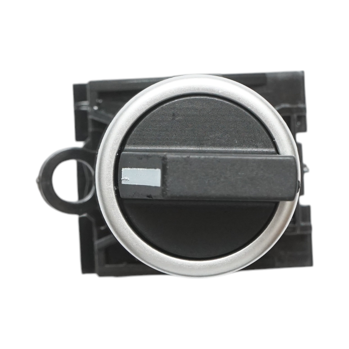 Buton selector negru cu 3 pozitii 2NO, 10A/600V AC, 1A/250V DC LA42 Breckner Germany - imagine 3