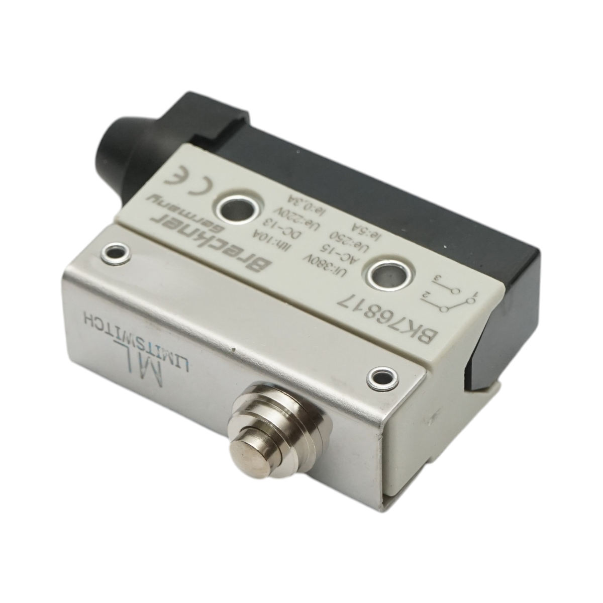 Intrerupator de limita cu buton scurt 380V AC/250V DC Breckner Germany - imagine 4