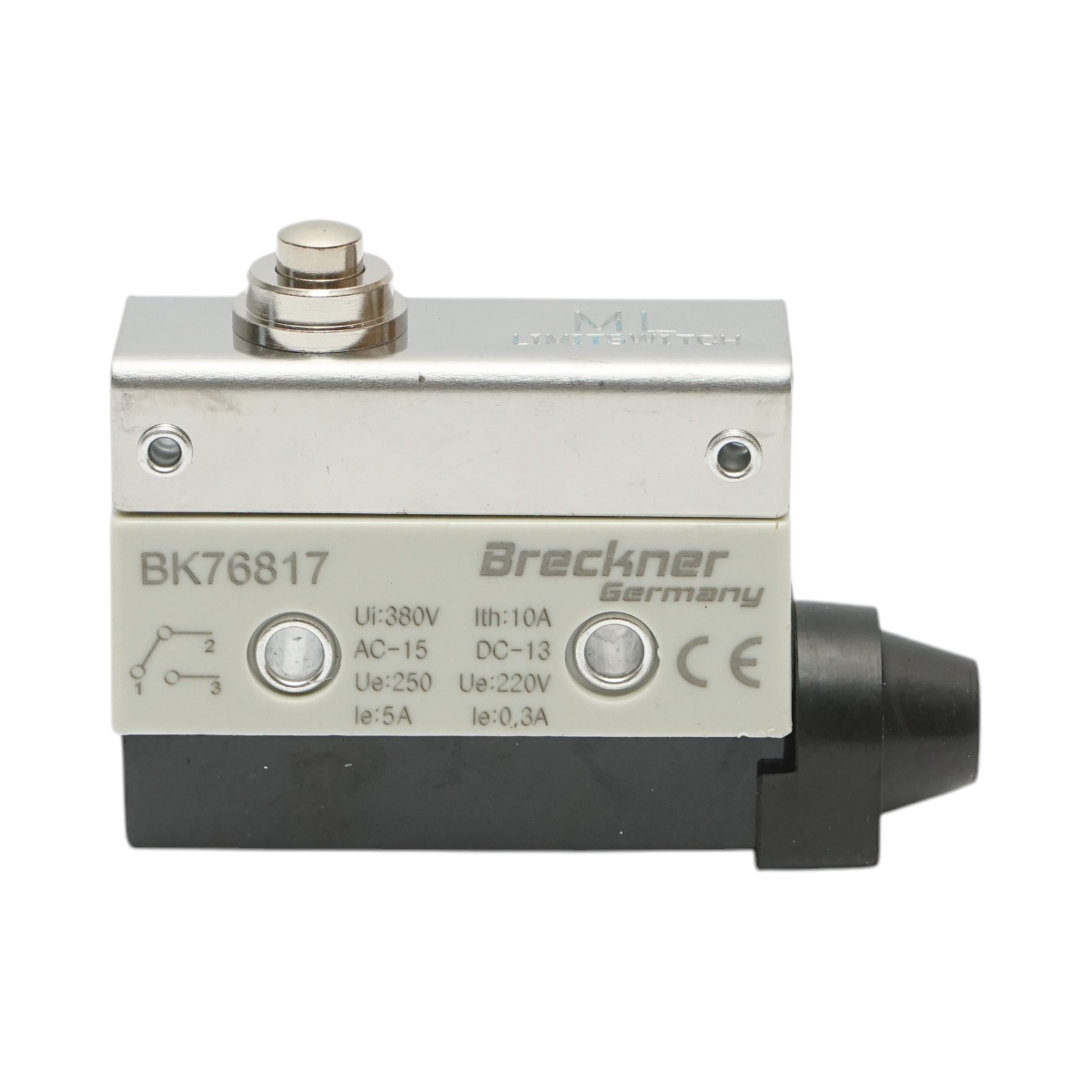 Intrerupator de limita cu buton scurt 380V AC/250V DC Breckner Germany