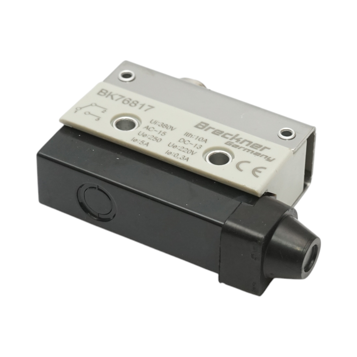 Intrerupator de limita cu buton scurt 380V AC/250V DC Breckner Germany - imagine 5