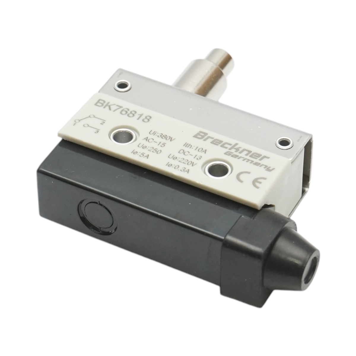 Intrerupator de limita cu buton lung 380V AC/250V DC Breckner Germany - imagine 5