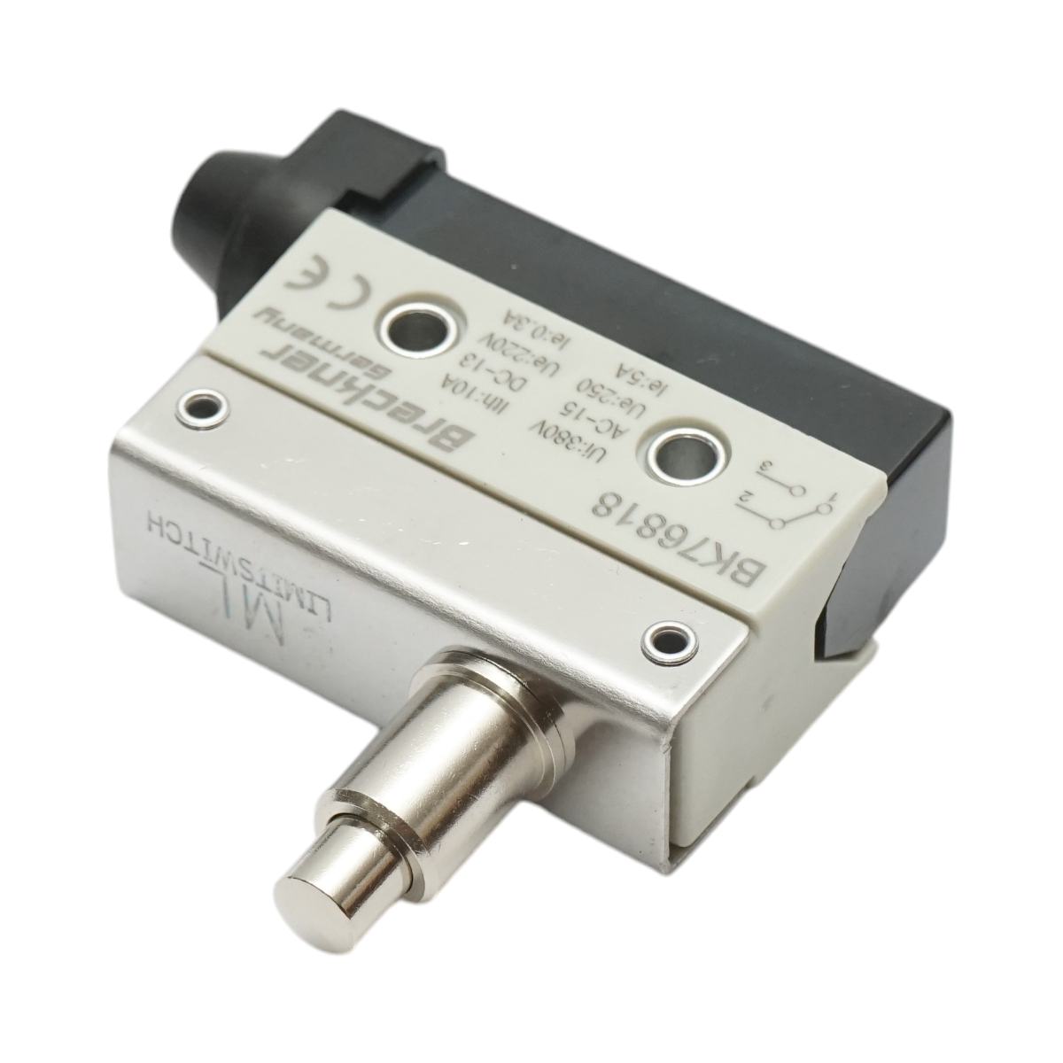 Intrerupator de limita cu buton lung 380V AC/250V DC Breckner Germany - imagine 4