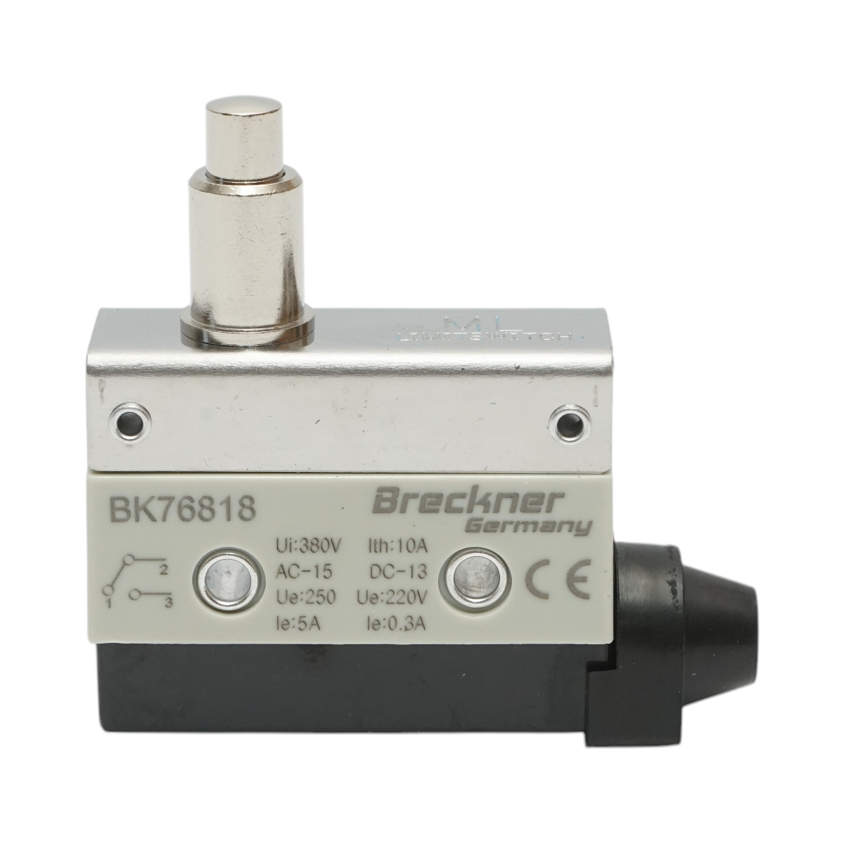 Intrerupator de limita cu buton lung 380V AC/250V DC Breckner Germany
