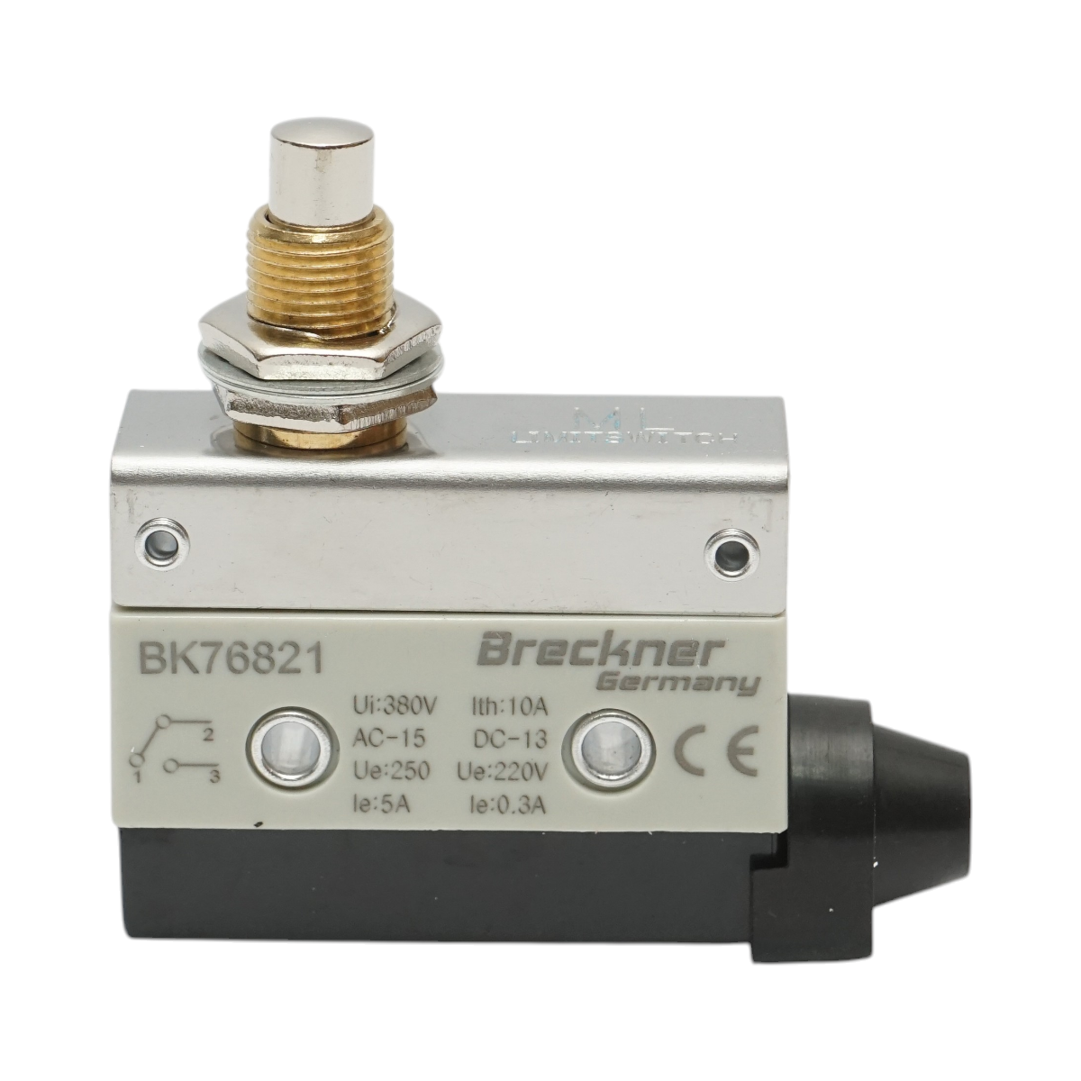 Intrerupator de limita cu cap metalic 380V AC/250V DC Breckner Germany