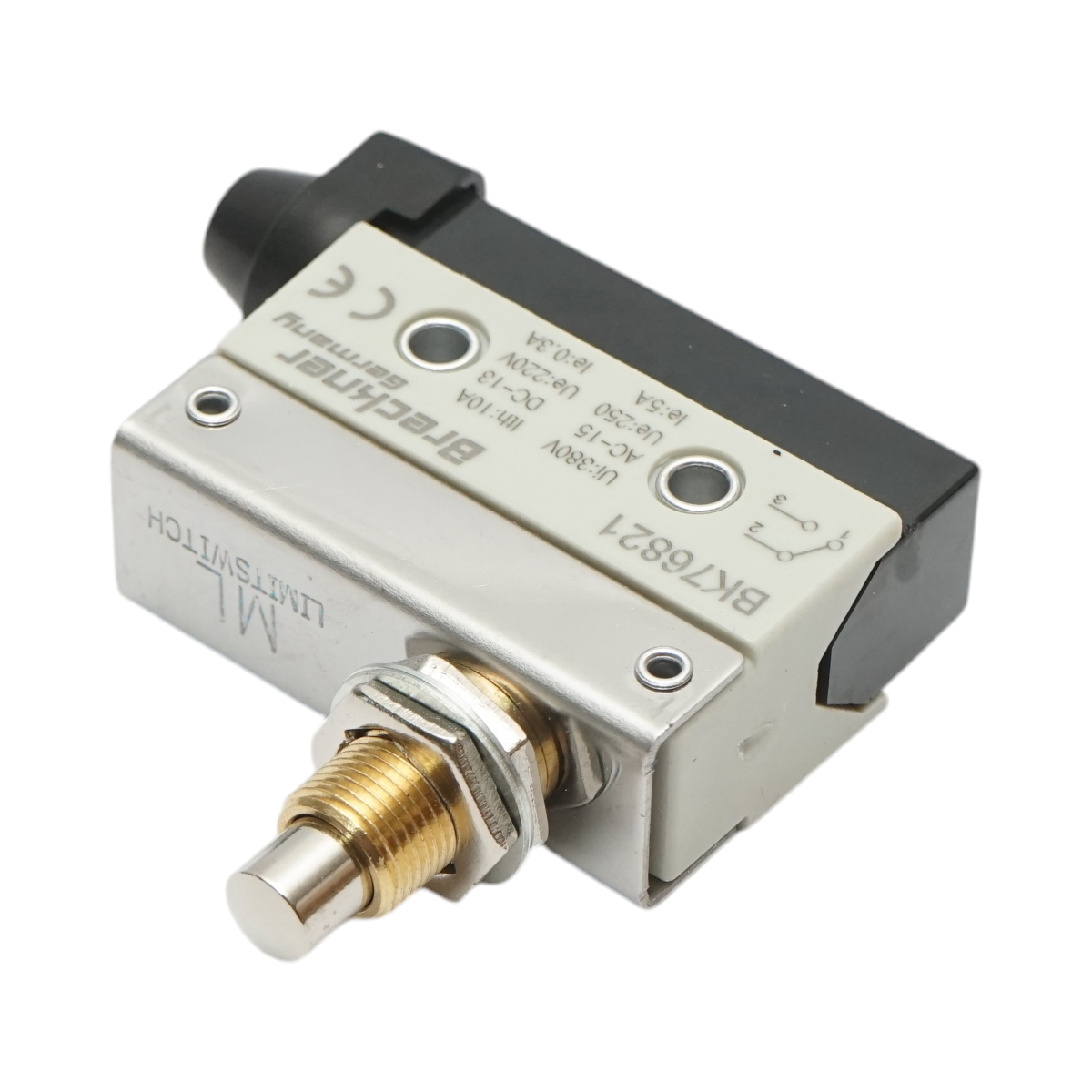 Intrerupator de limita cu cap metalic 380V AC/250V DC Breckner Germany - imagine 4