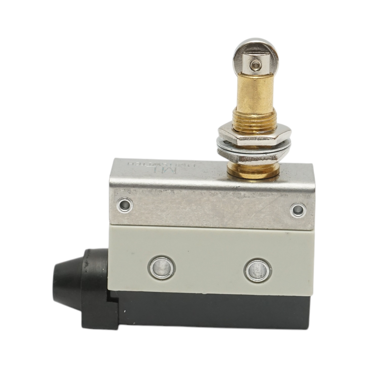 Intrerupator de limita cu cap metalic si rola orizontala 380V AC/250V DC Breckner Germany - imagine 2