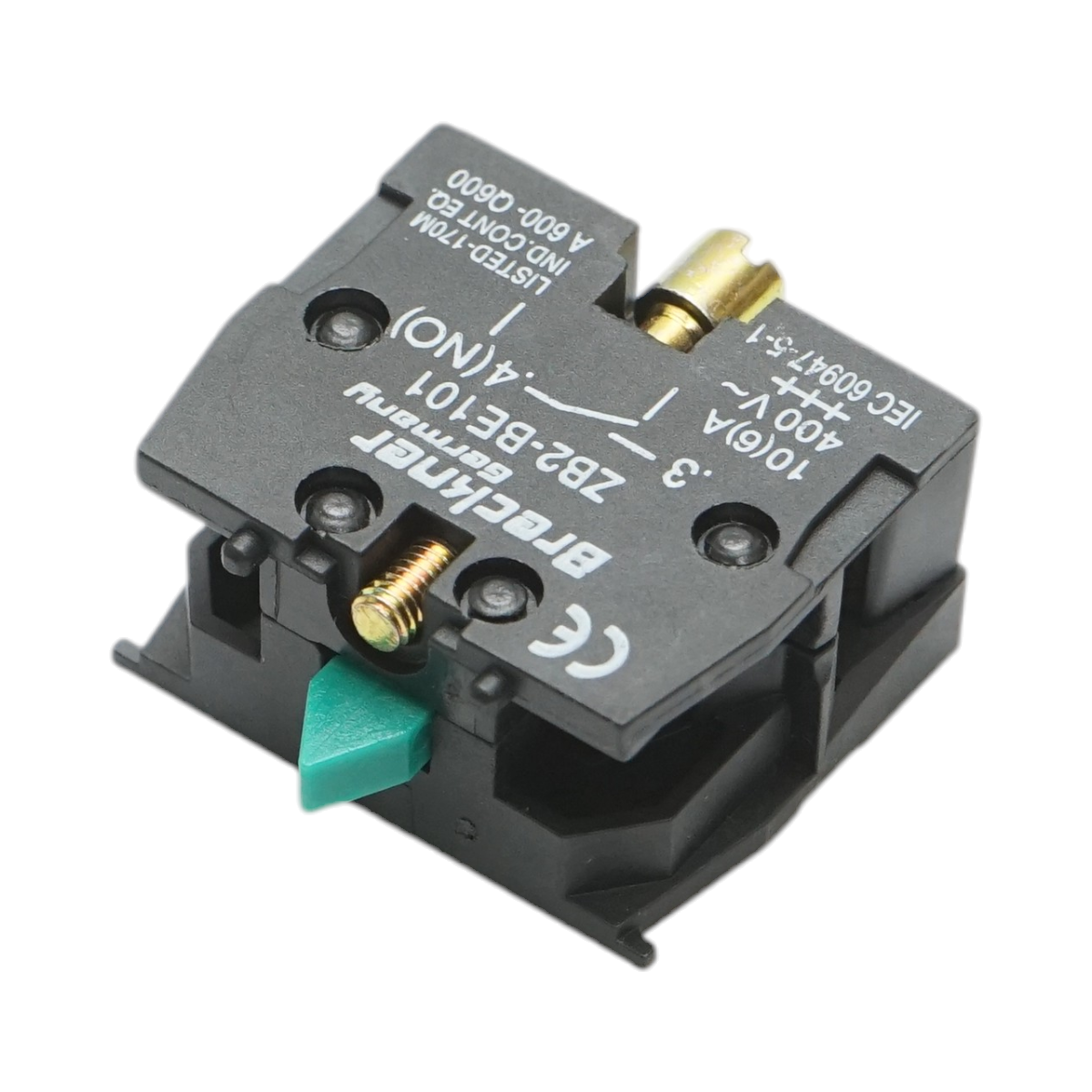 Bloc contact auxiliar 1NO, 400V/10A 22mm LAY5 Breckner Germany - imagine 2