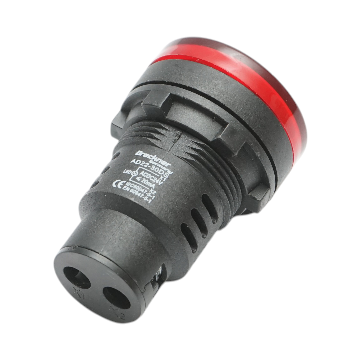 Indicator semnalizare LED rosu 24V AC/DC 30mm Breckner Germany - imagine 3