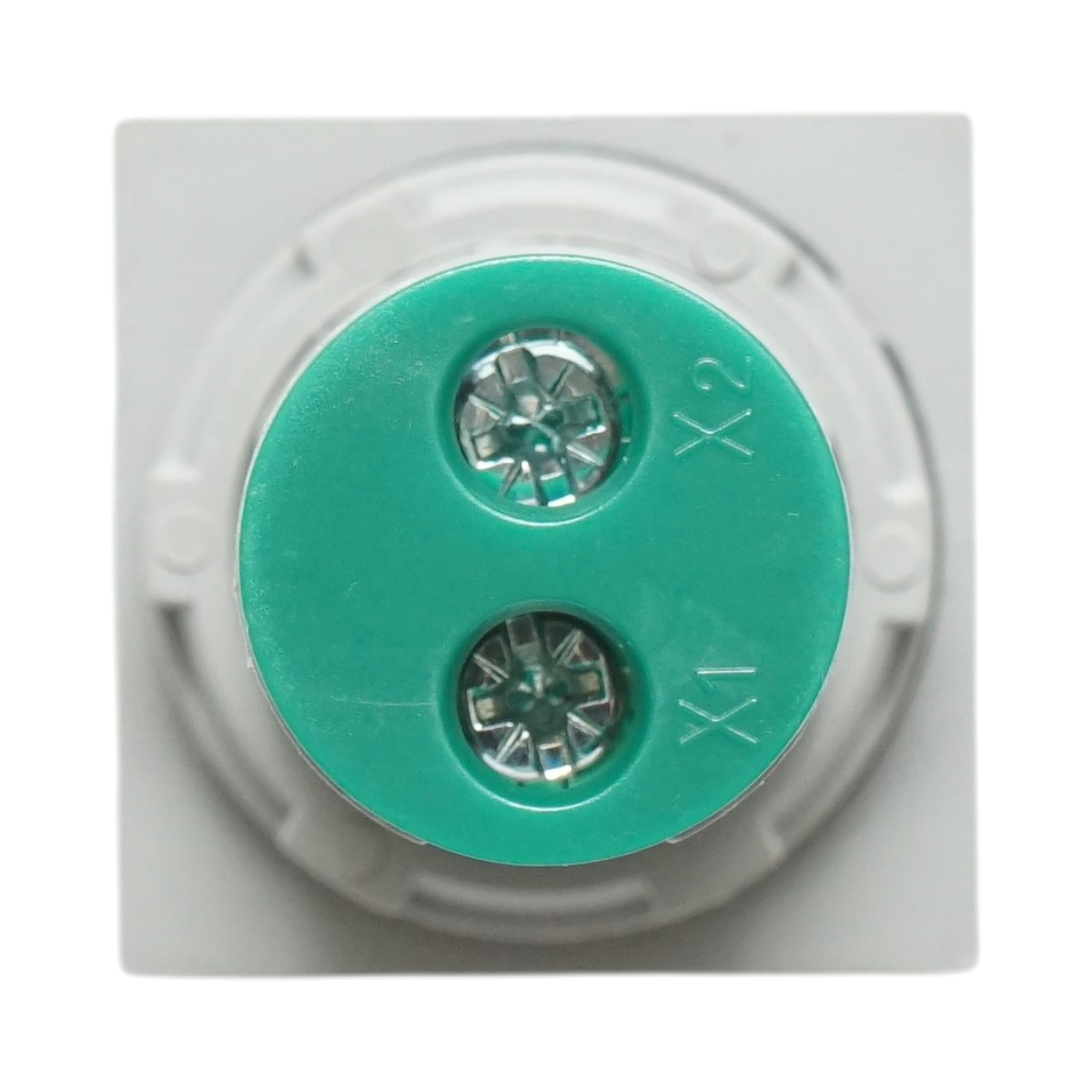 Indicator digital voltmetru LED verde 50-500V AC Ø 22mm Breckner Germany - imagine 4