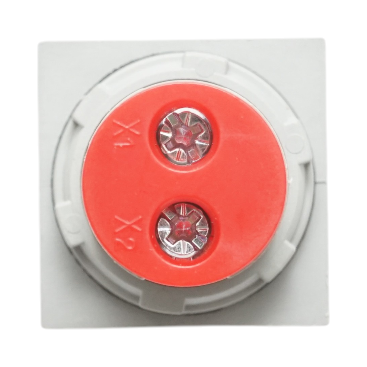 Indicator digital voltmetru LED rosu 50-500V AC Ø 22mm Breckner Germany - imagine 4