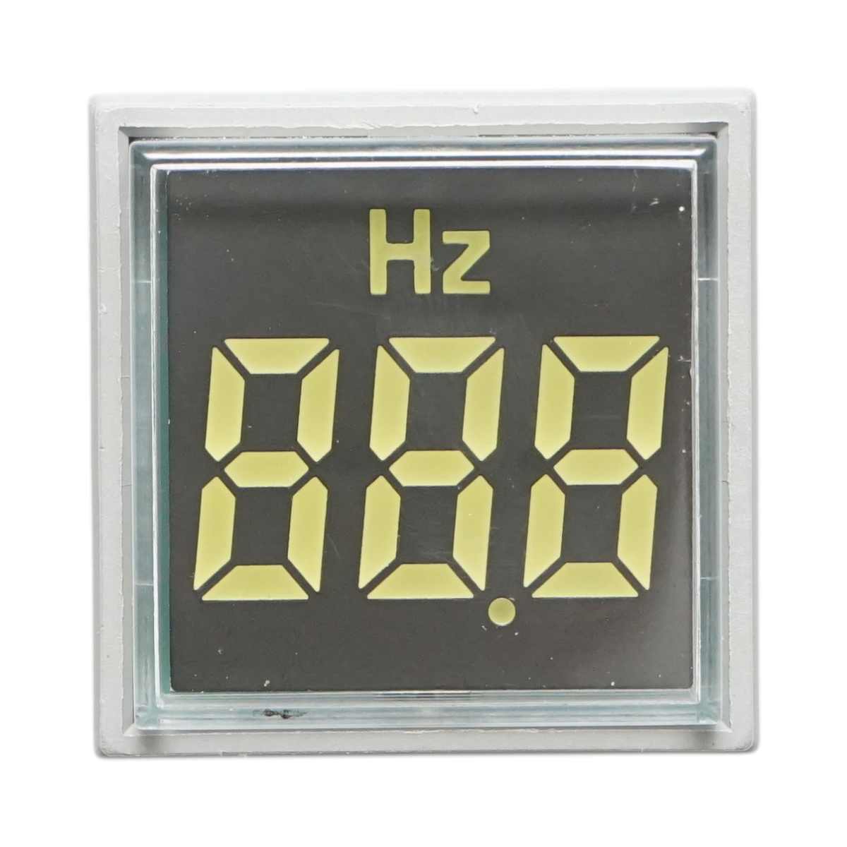 Indicator digital frecventa LED alb 0-99Hz Ø 22mm Breckner Germany - imagine 2