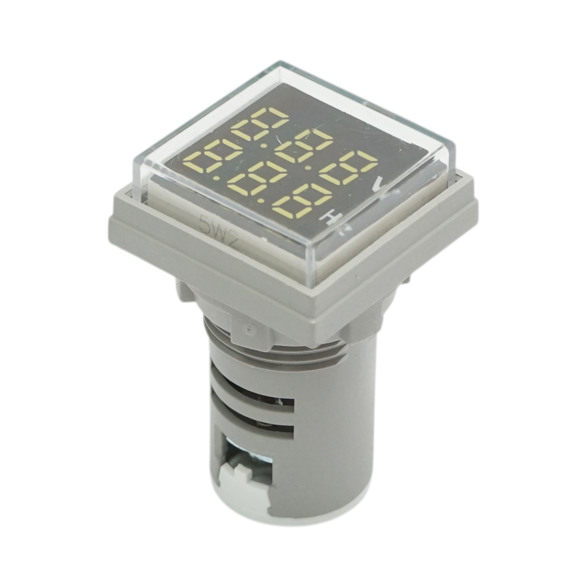 Indicator digital voltmetru si frecventa LED alb 0-99Hz/50-500V AC Ø 22mm Breckner Germany