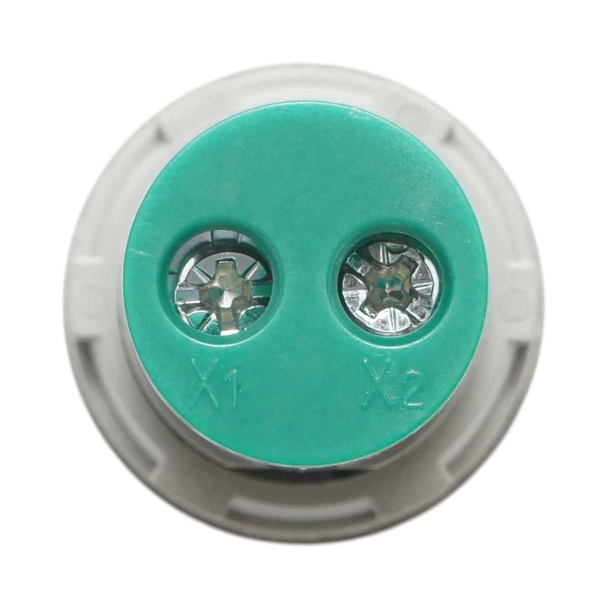 Indicator digital ampermetru LED verde 50-500V AC Ø 22mm Breckner Germany - imagine 4