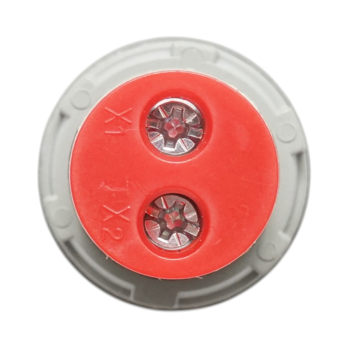 Indicator digital ampermetru LED rosu 50-500V AC Ø 22mm Breckner Germany - imagine 4