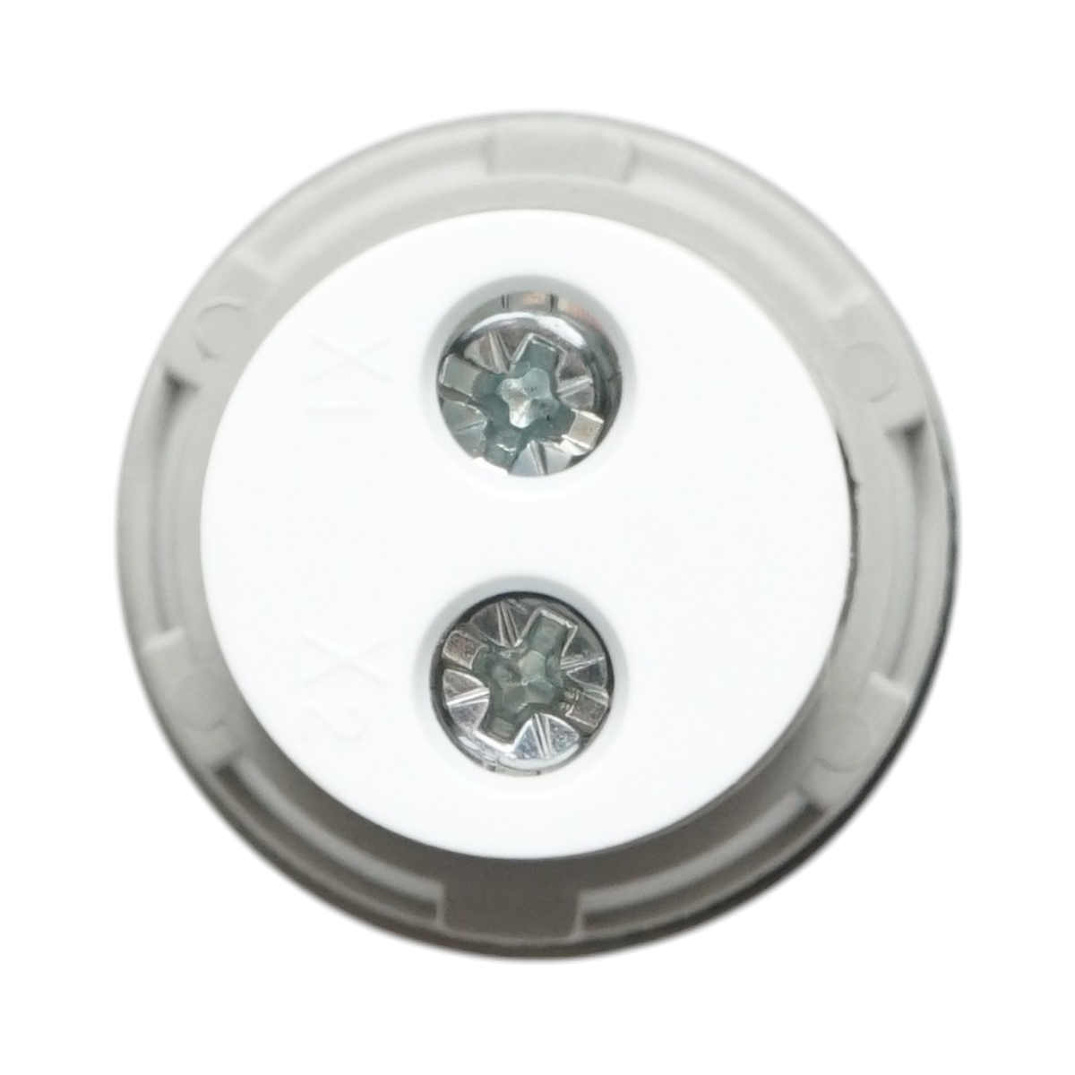 Indicator digital ampermetru LED alb 50-500V AC Ø 22mm Breckner Germany - imagine 3