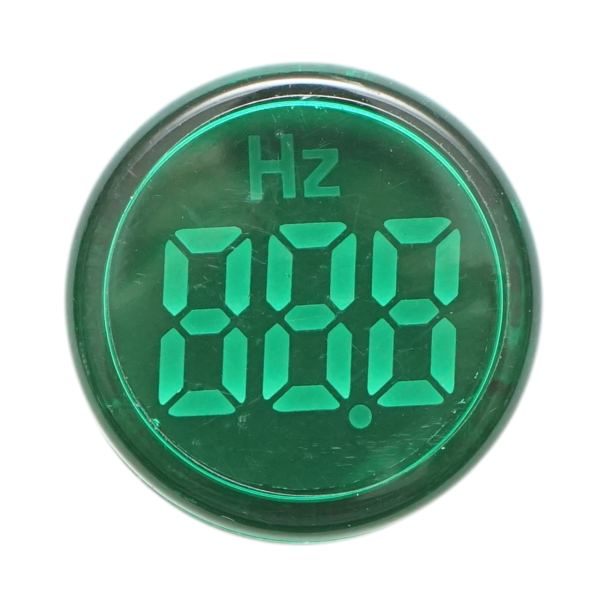 Indicator digital frecventa ampermetru LED verde 0-99Hz Ø 22mm Breckner Germany - imagine 2