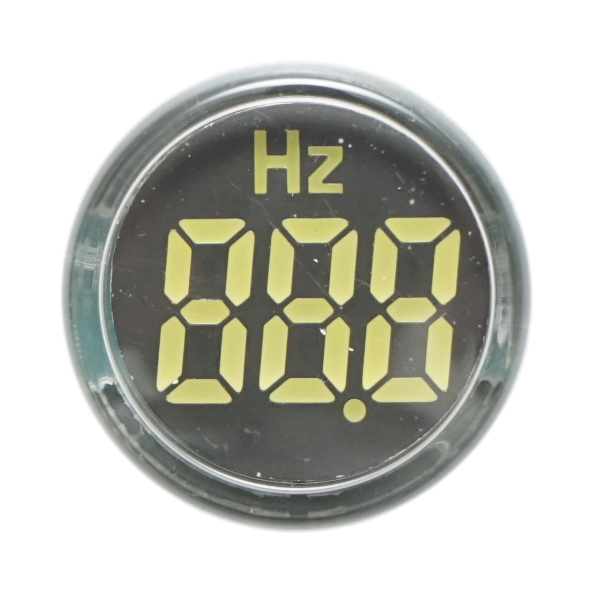 Indicator digital frecventa ampermetru LED alb 0-99Hz Ø 22mm Breckner Germany - imagine 2