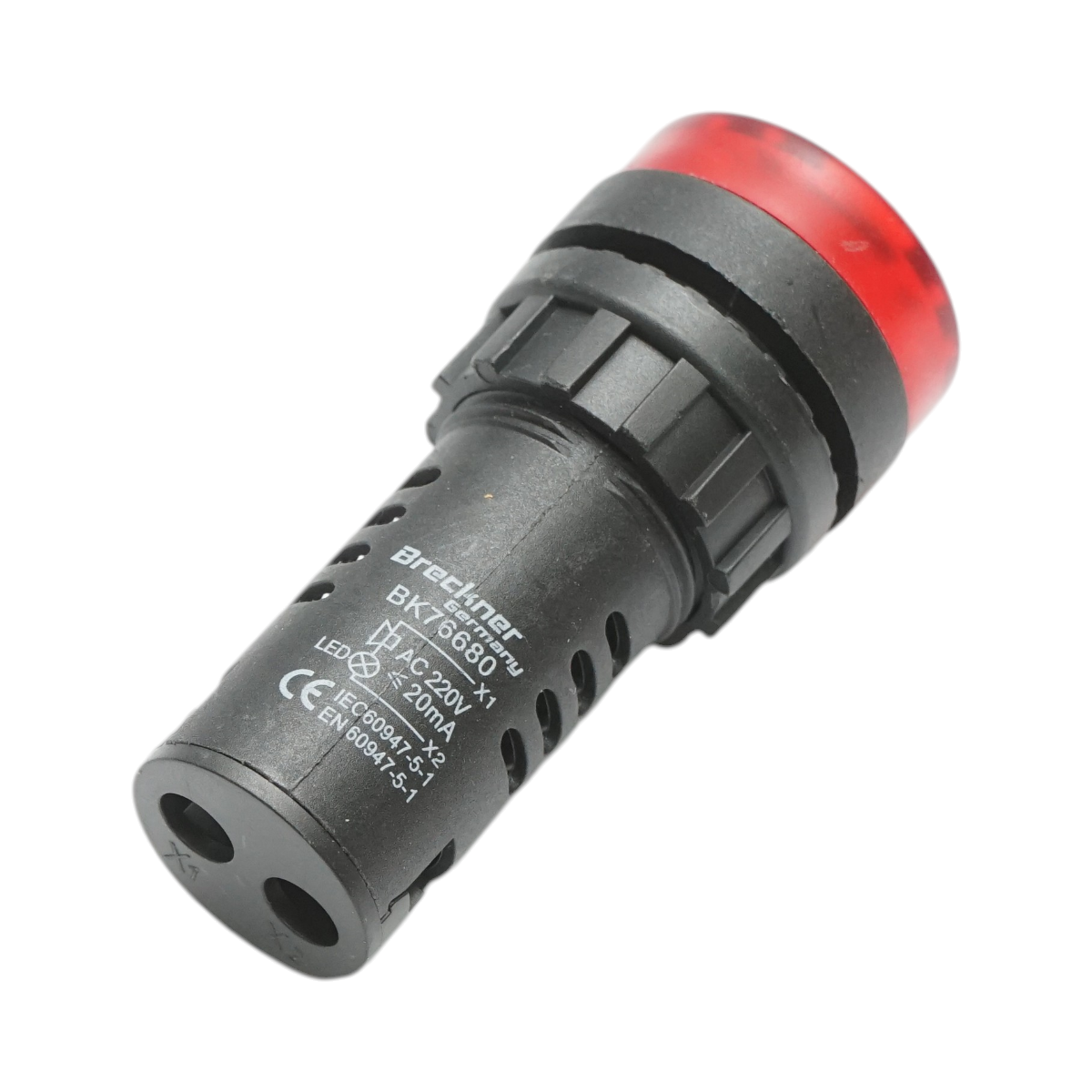 Indicator industrial semnalizare LED cu sonerie 220V AC 22mm Breckner Germany - imagine 3