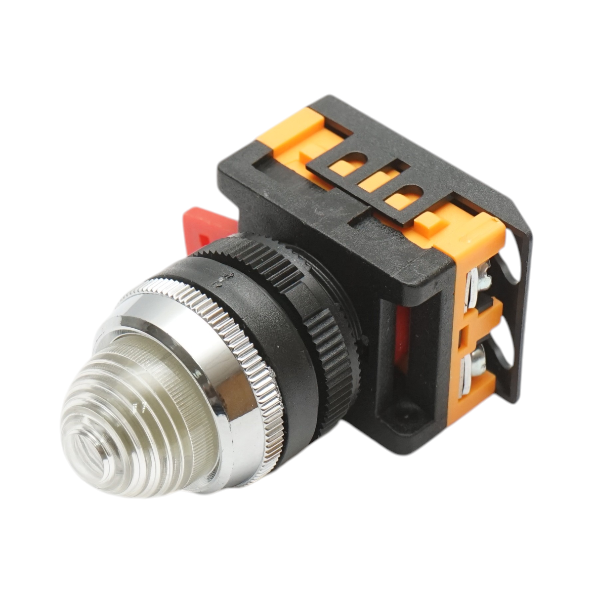 Lampa semnalizare LED alb 24V AC/DC 22mm Breckner Germany - imagine 2