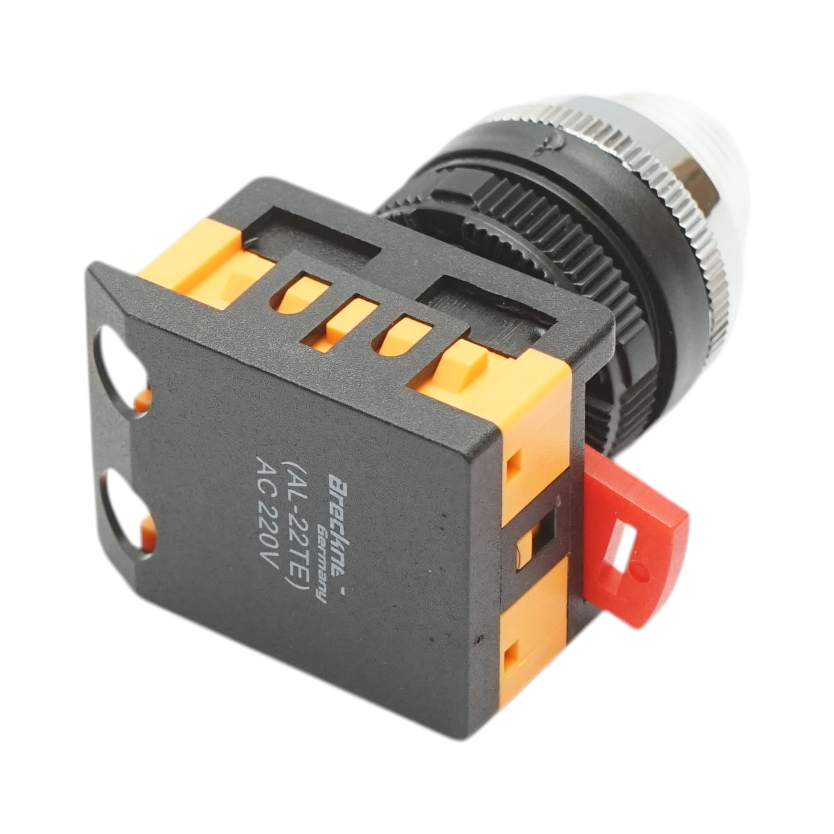 Lampa semnalizare LED alb 220V AC 22mm Breckner Germany - imagine 4