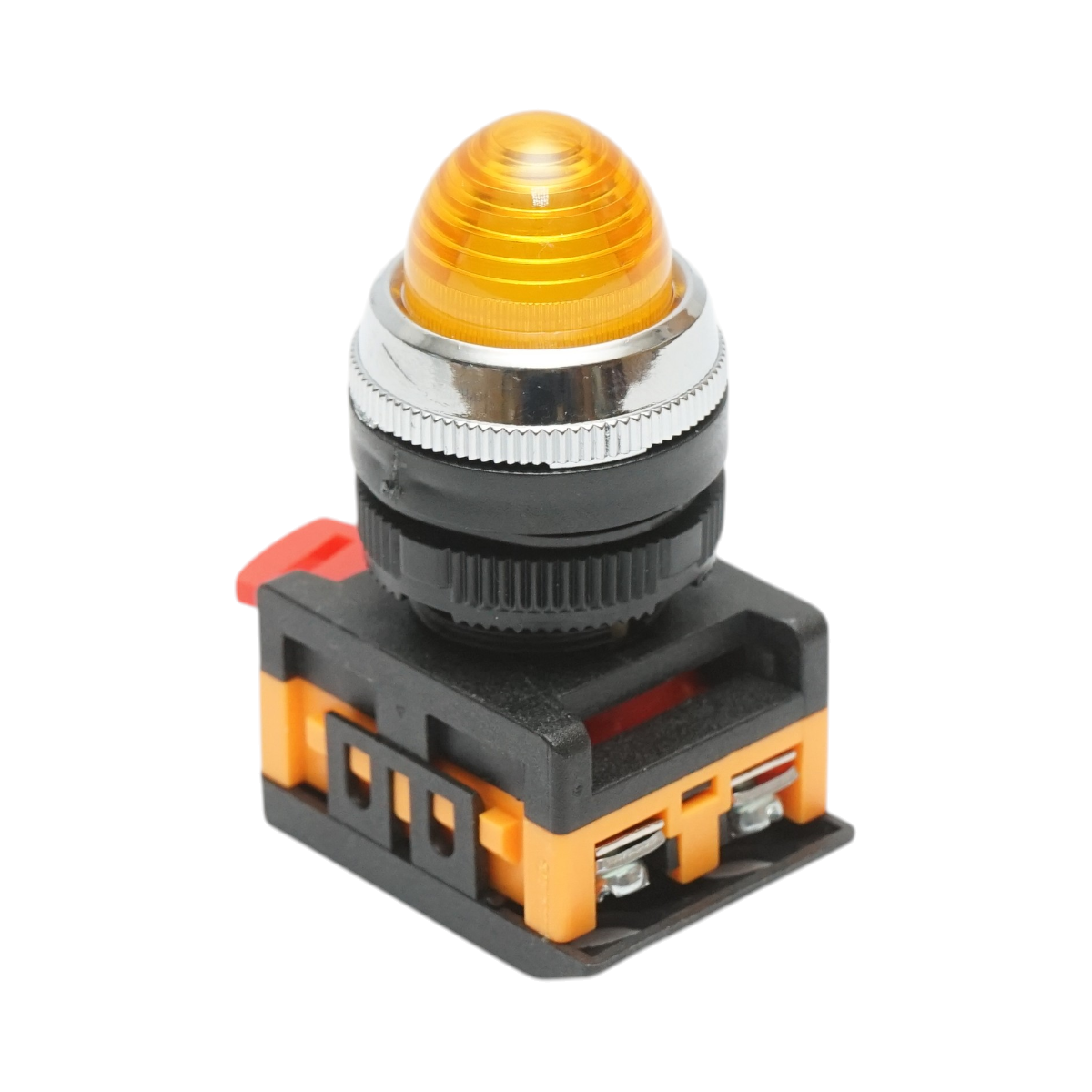 Lampa semnalizare LED galben 220V AC 22mm Breckner Germany