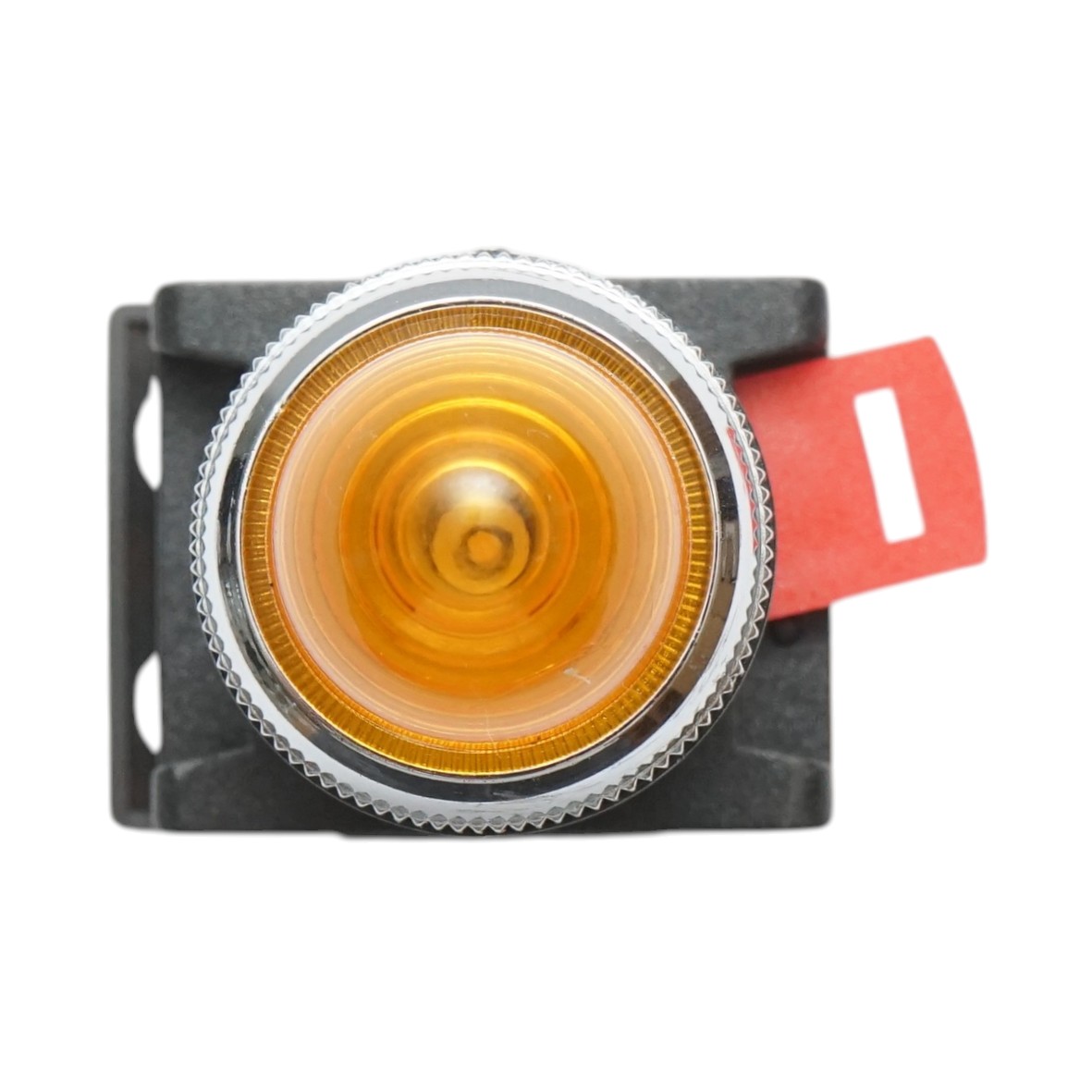 Lampa semnalizare LED galben 220V AC 22mm Breckner Germany - imagine 3