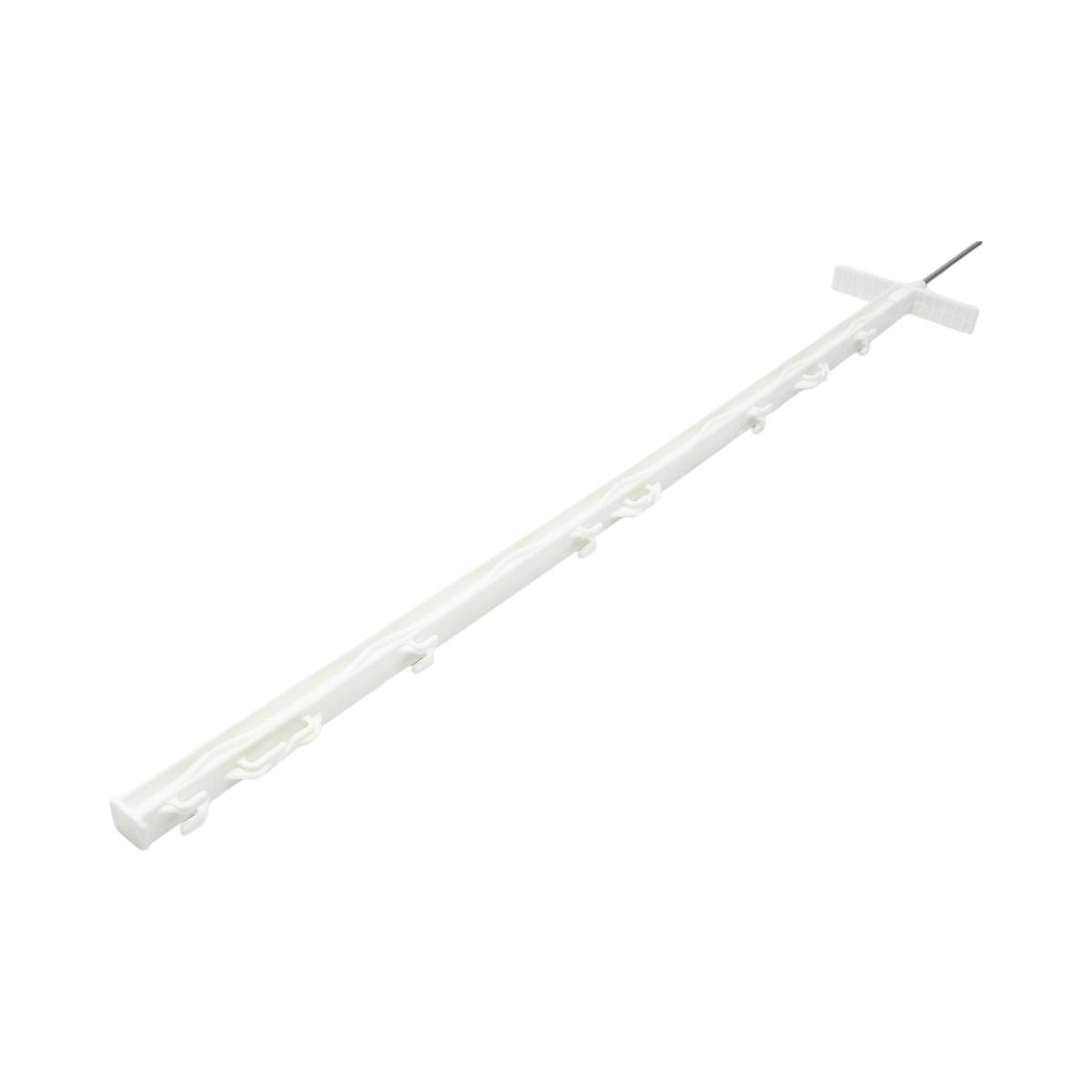 Stalp din plastic 1050mm alb pentru fir gard electric Breckner Germany - imagine 3