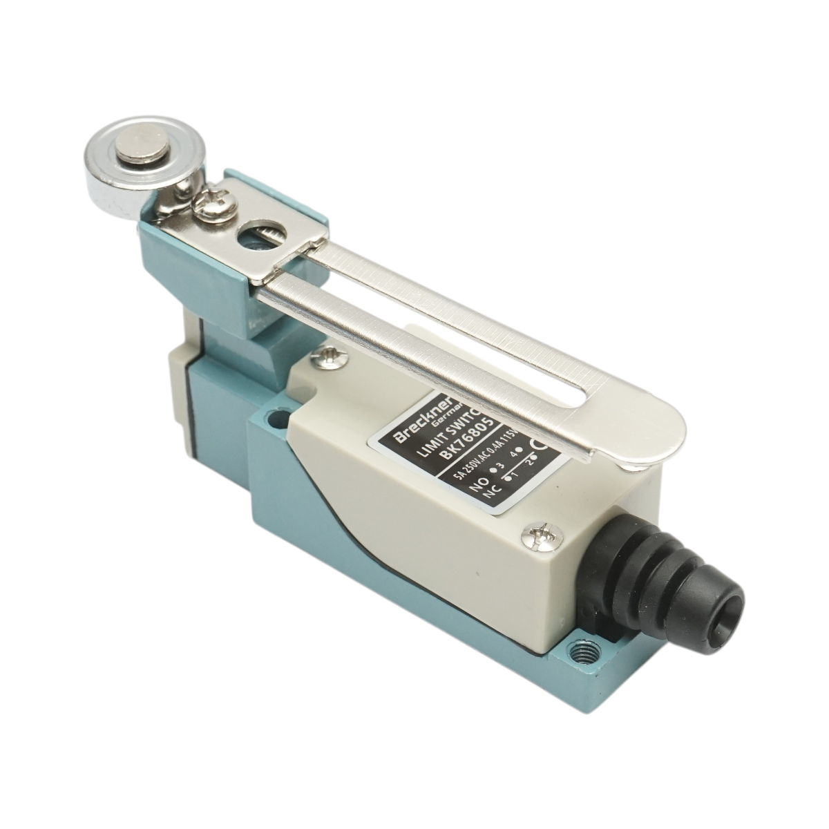 Intrerupator de limita cu brat reglabil si rola NO+NC 250V AC 5A/115V DC 0.4A Breckner Germany - imagine 3