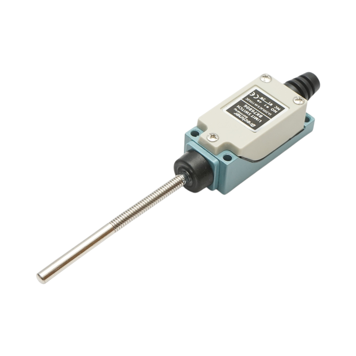 Intrerupator de limita cu tija arc flexibila NO+NC 250V AC 5A/115V DC 0.4A Breckner Germany - imagine 2