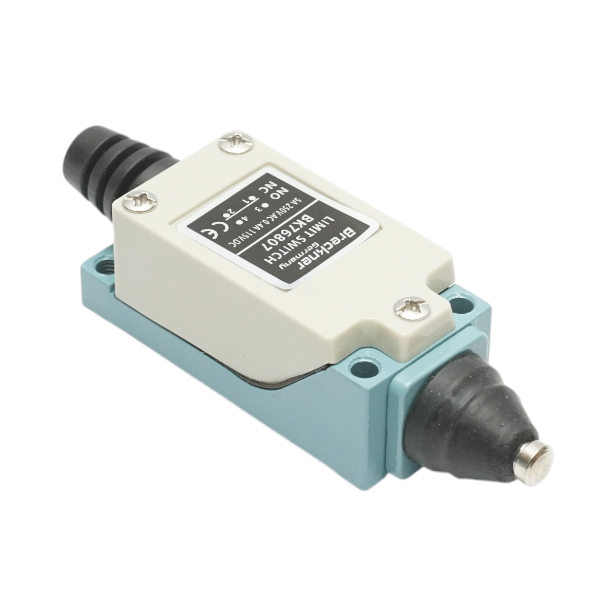 Intrerupator de limita cu buton scurt NO+NC 250V AC 5A/115V DC 0.4A Breckner Germany - imagine 3