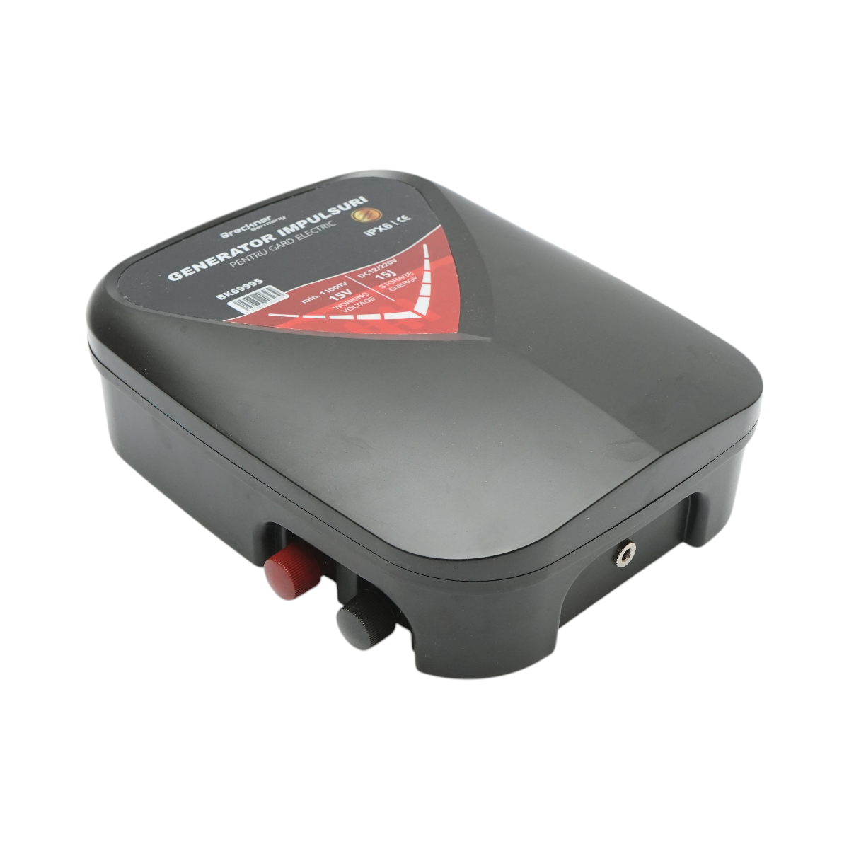 Aparat generator de impulsuri 15 Joule, 12V/220V, 100 km pentru gard electric IPX6 Breckner Germany - imagine 5