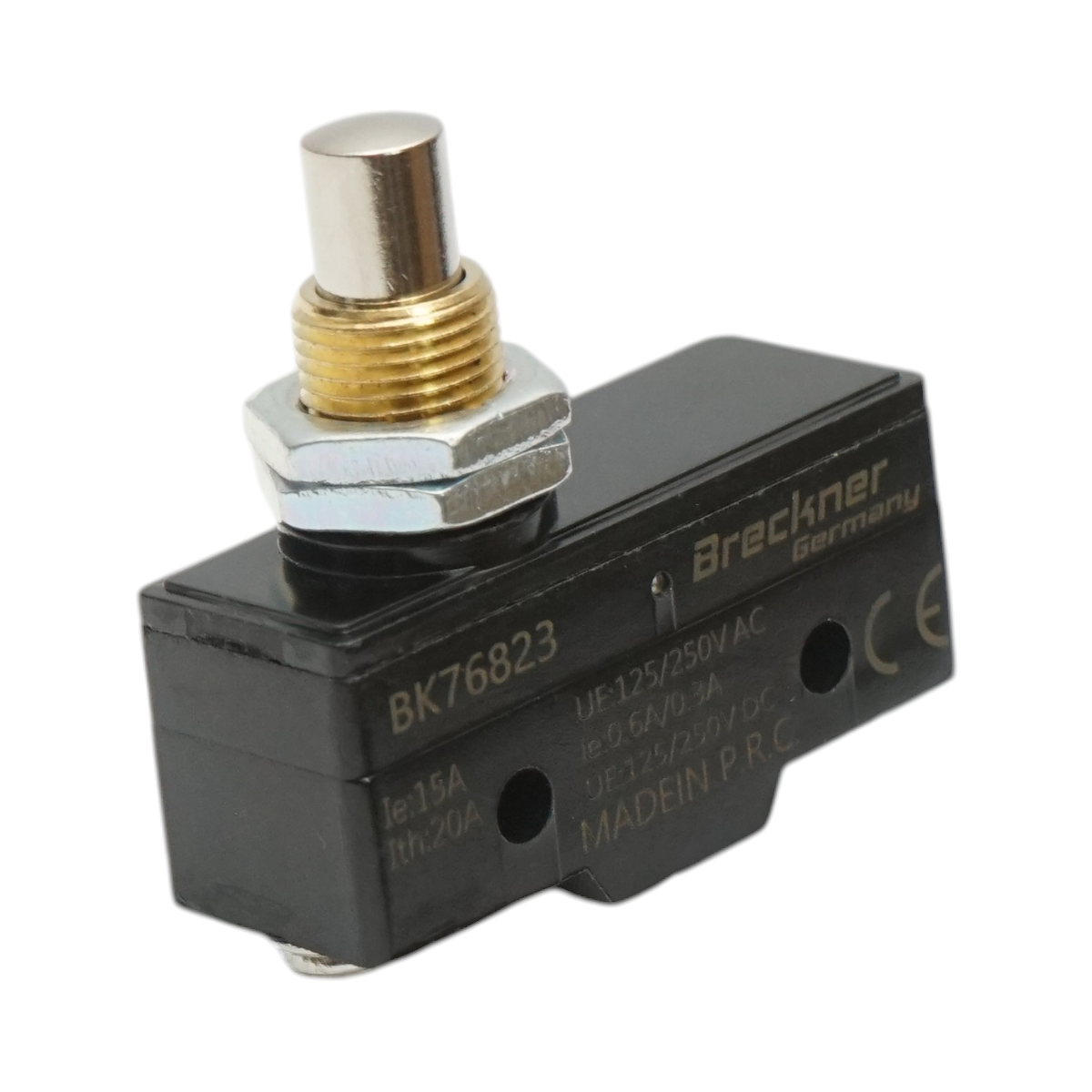 Limitator cursa cu buton 125-250V AC/DC 15A Breckner Germany - imagine 2