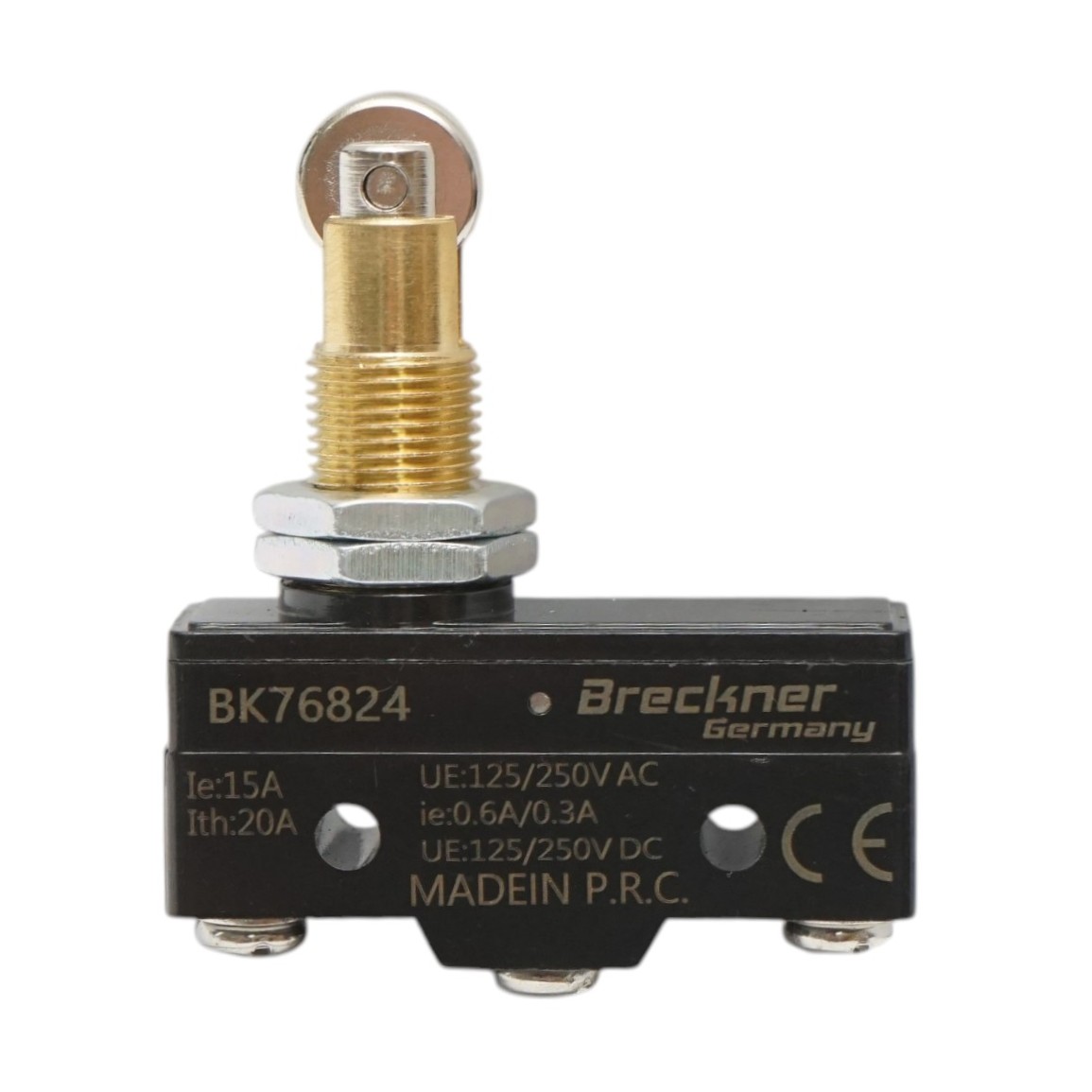 Limitator cursa cu rola orizontala 125-250V AC/DC 15A Breckner Germany