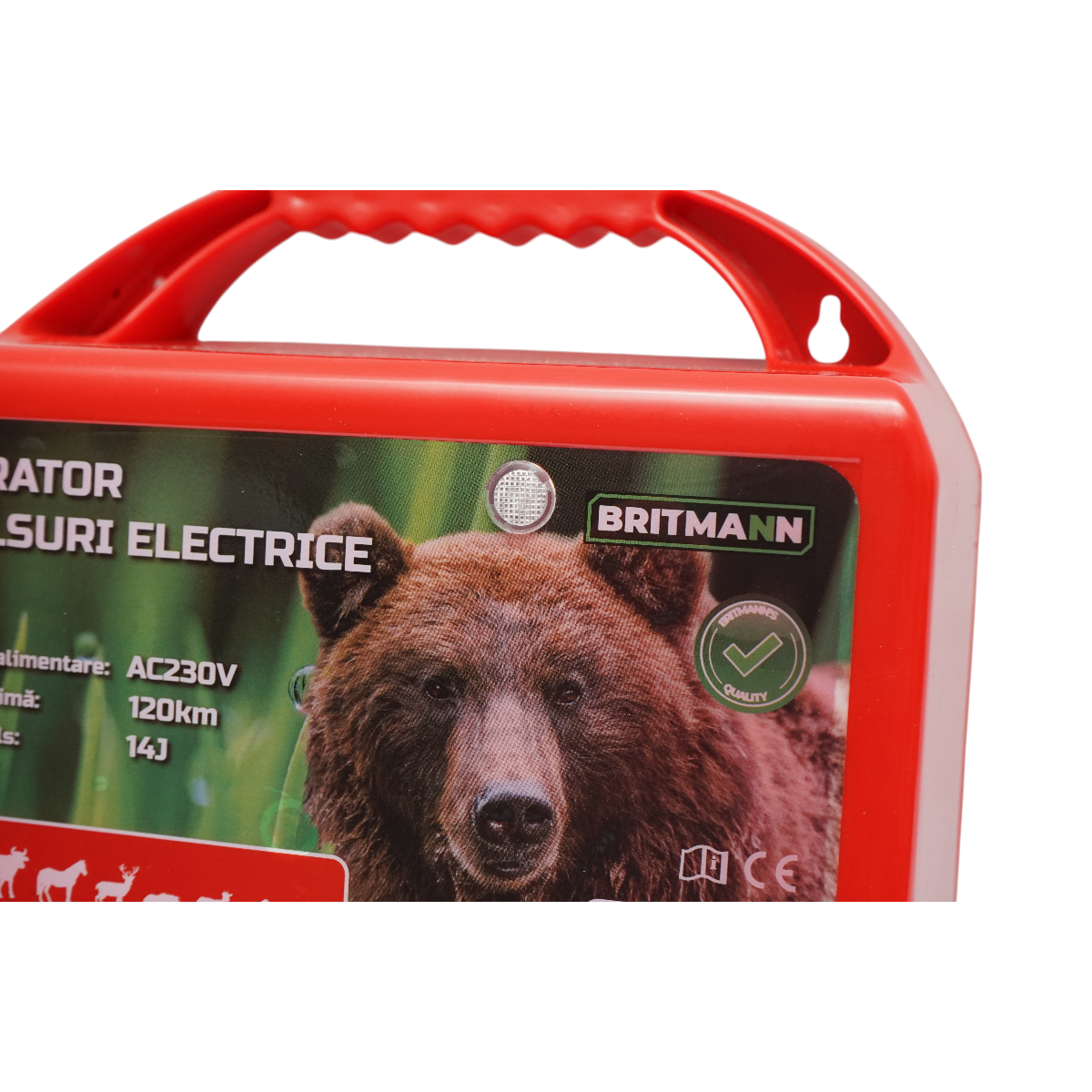 Aparat generator de impulsuri 14 Joule, 220V, 120 km pentru gard electric Britmann - imagine 6