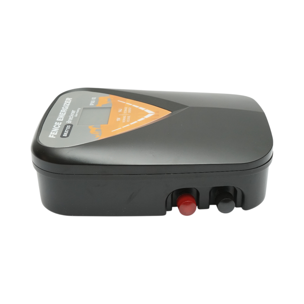 Aparat generator de impulsuri 14 Joule, 12V/220V, 140 km cu afisaj LCD pentru gard electric IPX6 Breckner Germany - imagine 5