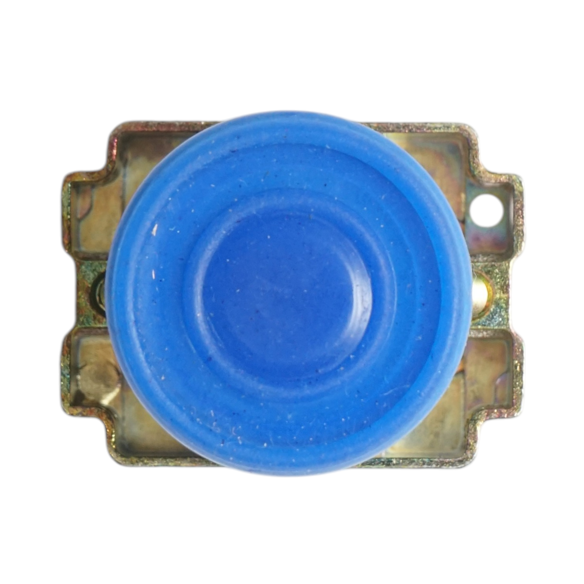 Buton comanda albastru cu capac protectie 1NO, 400V/10A, LAY5, IP65 Breckner Germany - imagine 2